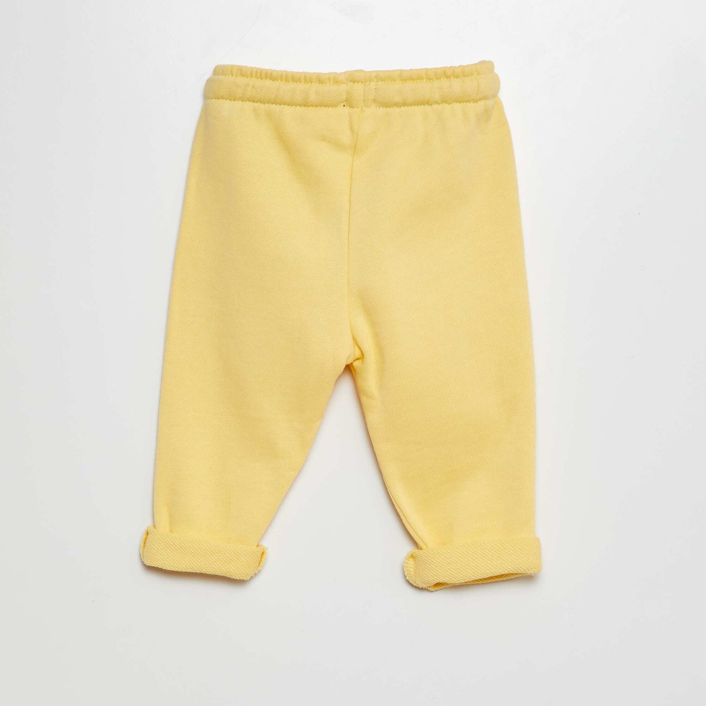 Pantalon jogging en french terry Jaune