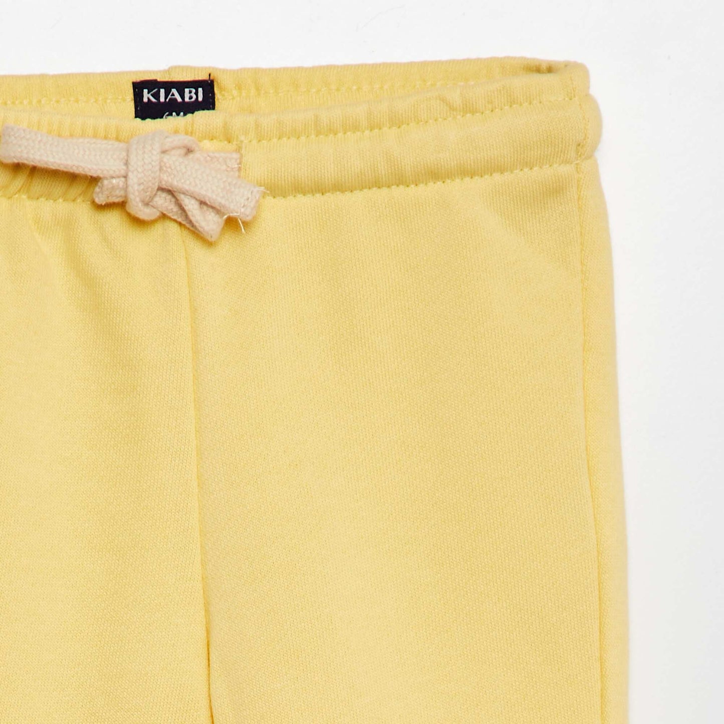 Pantalon jogging en french terry Jaune