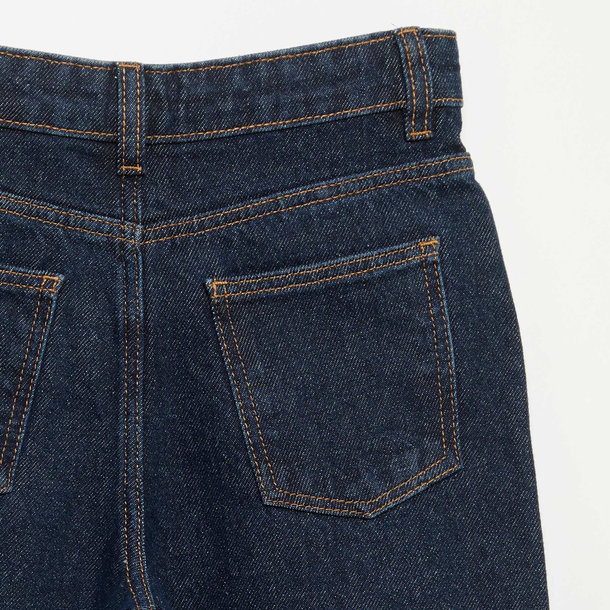 Pantalon wide leg BLEU
