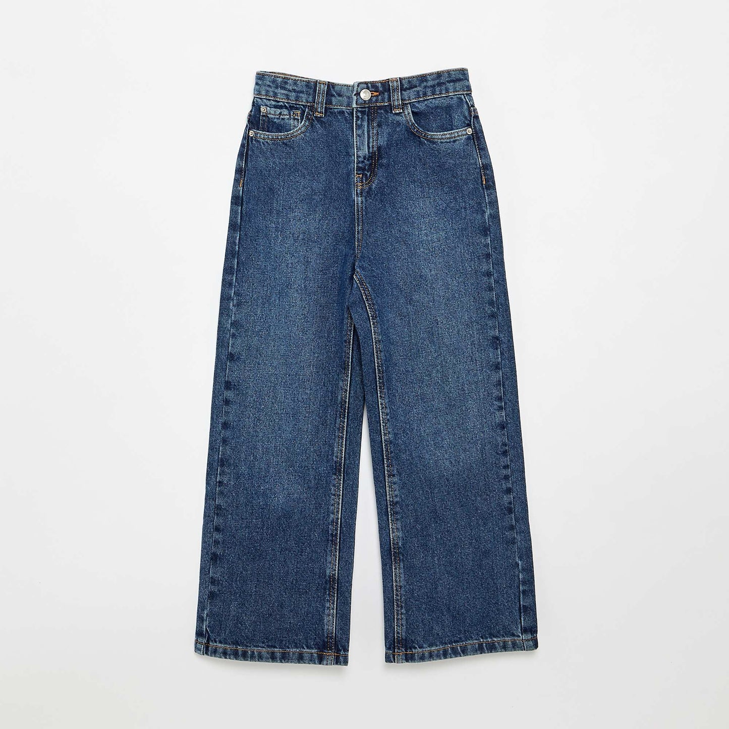 Pantalon wide leg BLEU