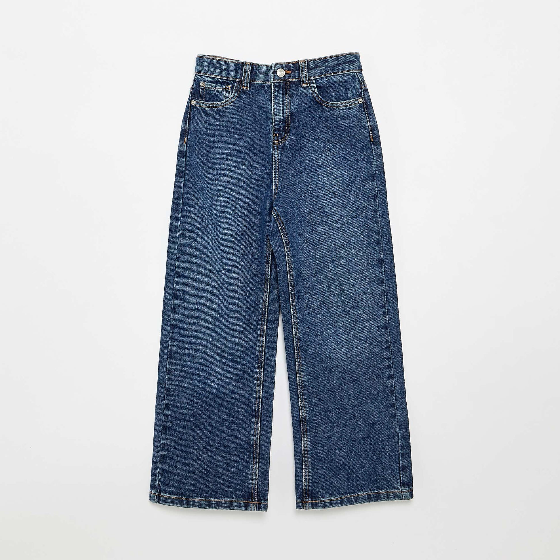 Pantalon wide leg BLEU