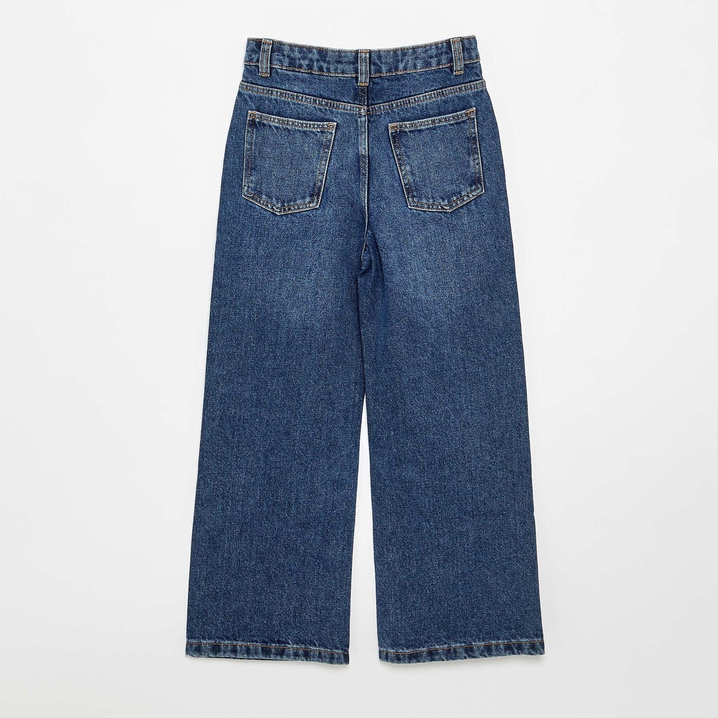 Pantalon wide leg BLEU