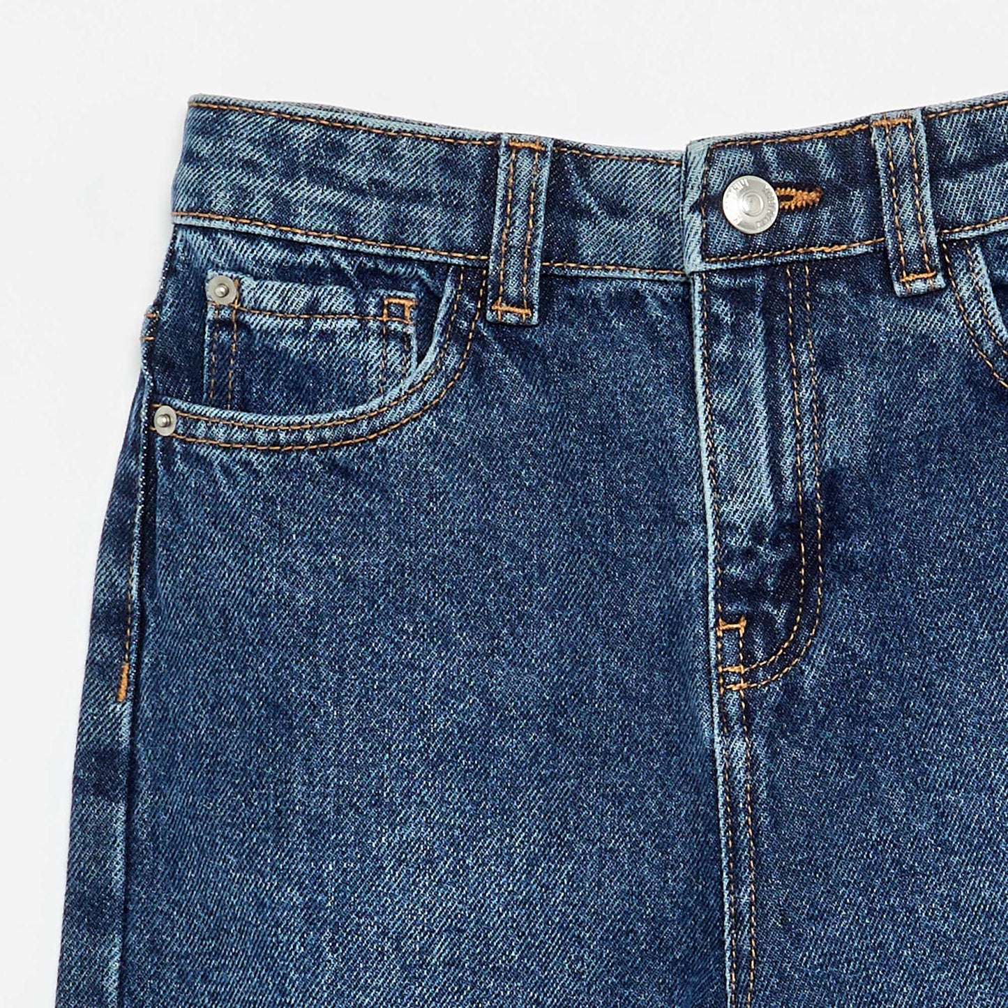 Pantalon wide leg BLEU