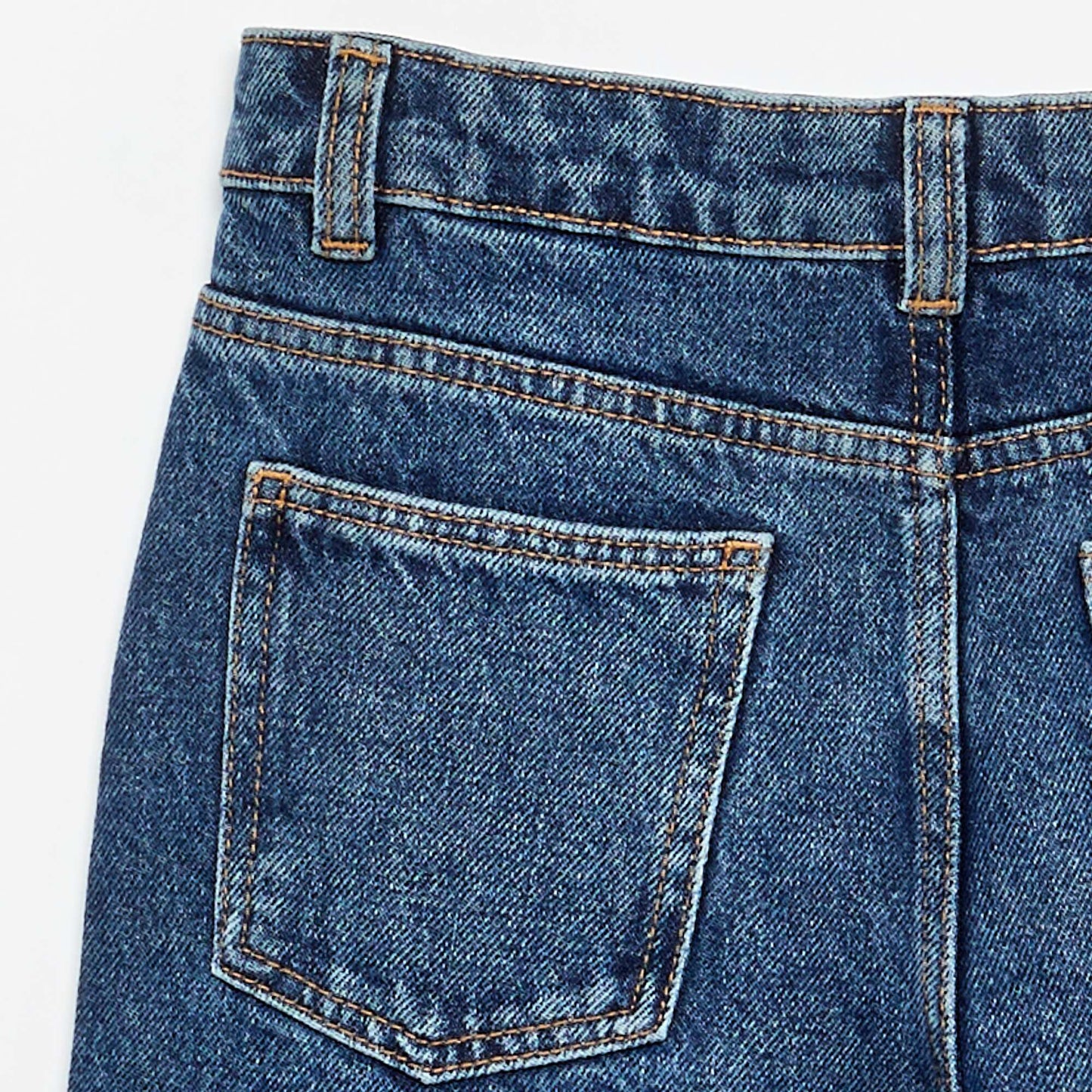 Pantalon wide leg BLEU