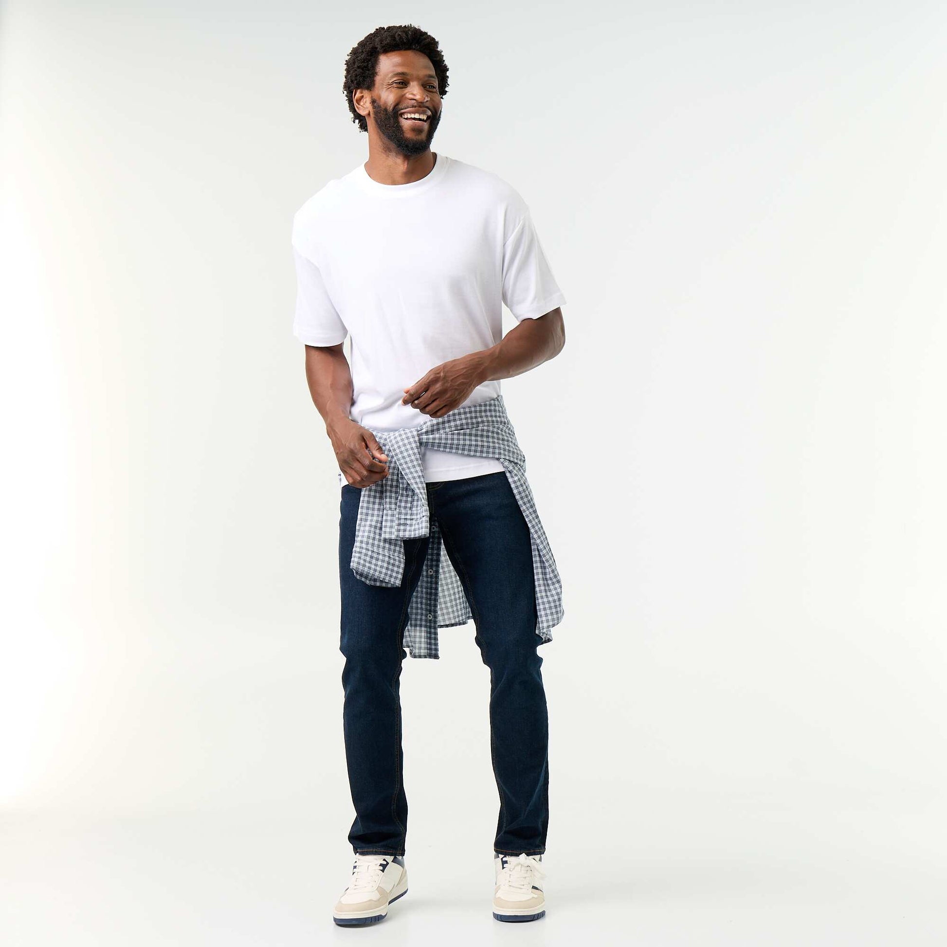 Jean slim à 5 poches - L34 BLEU