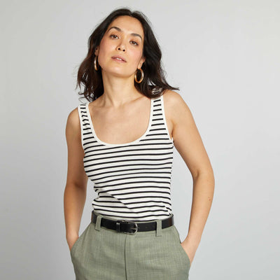 Débardeur sans manches BLANC