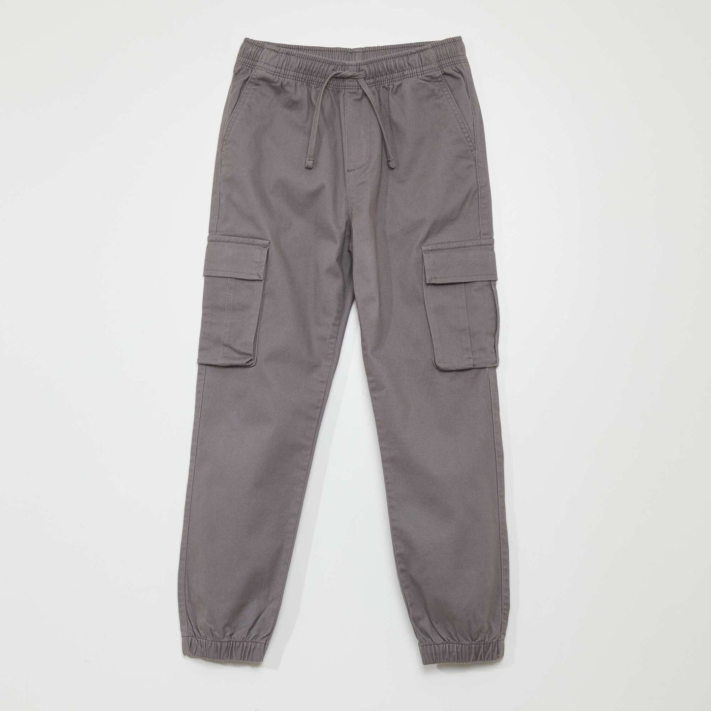 Pantalon stretch multipoches Gris