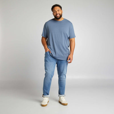 Jean slim stretch - L32 Bleu délavé