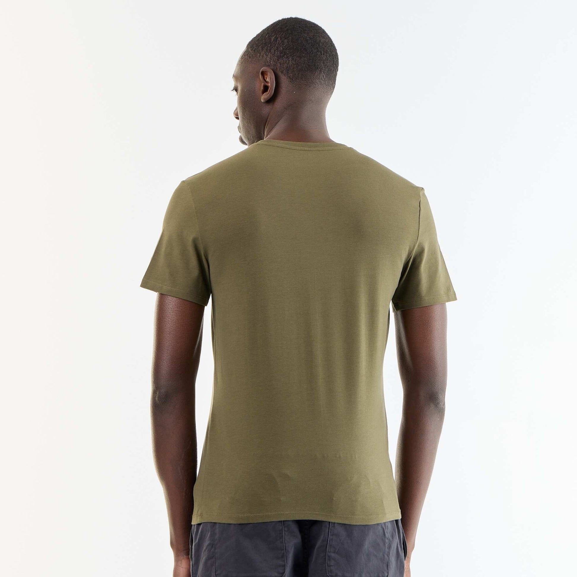 T-shirt homme en coton biologique coupe slim GRIS