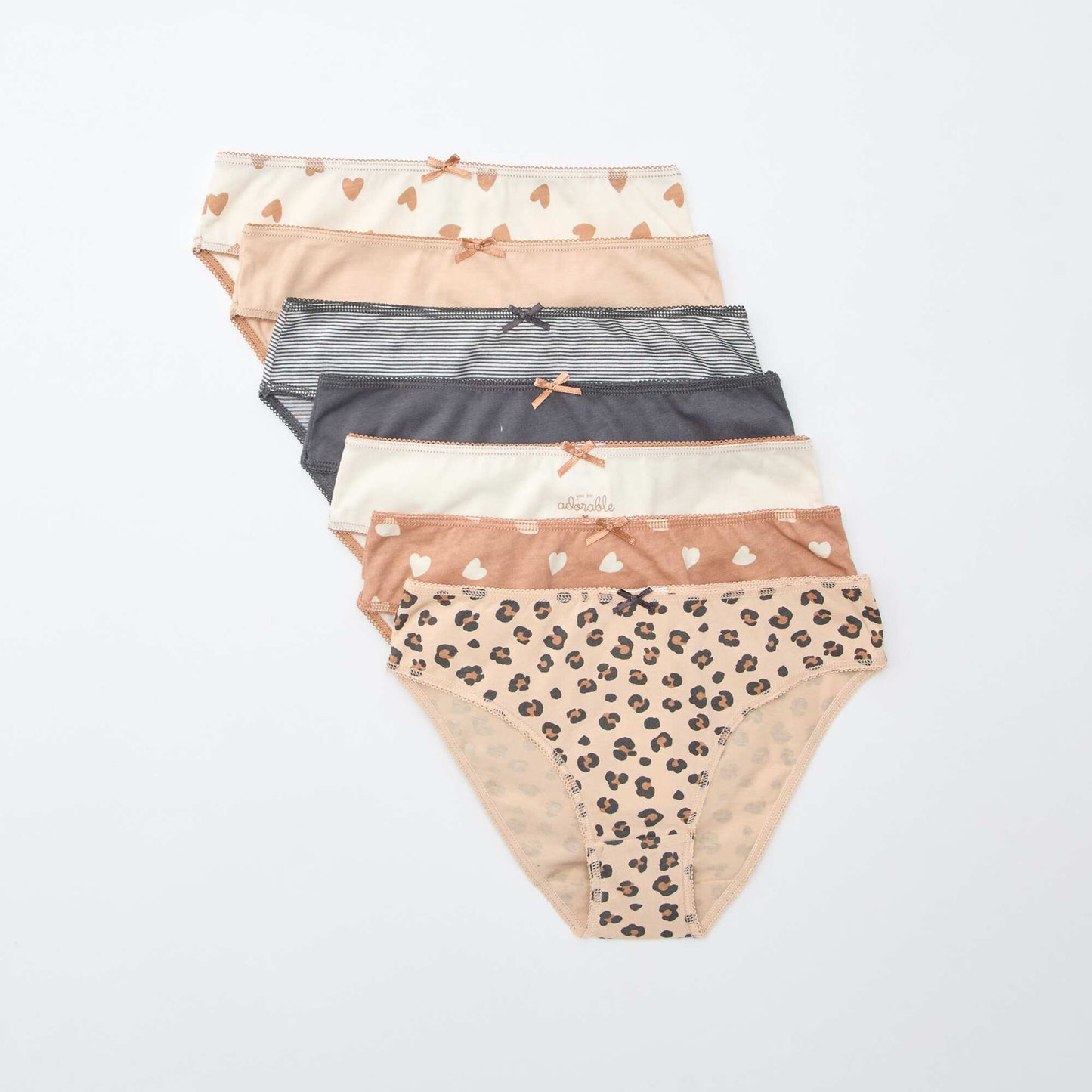 Lot de 7 culottes ROSE