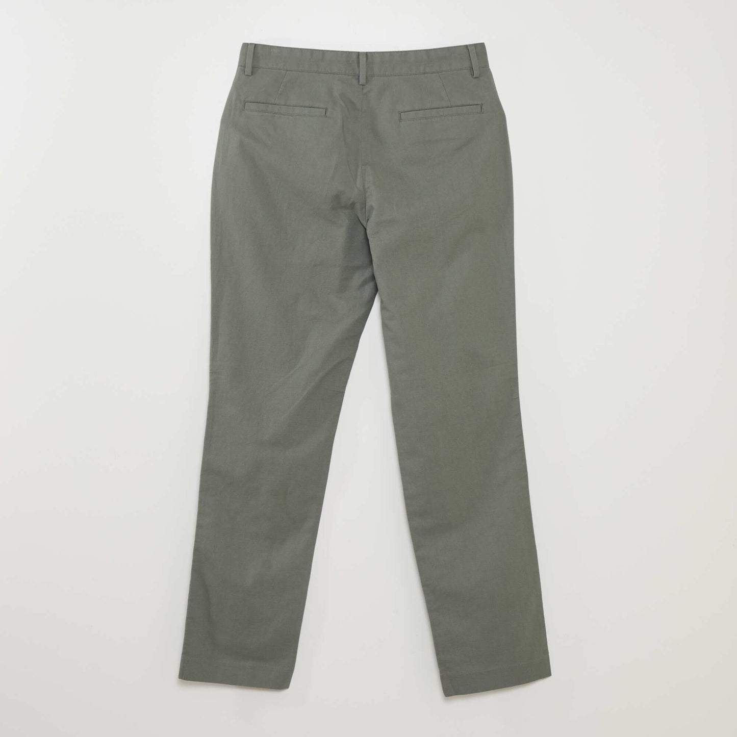 Pantalon chino droit Vert