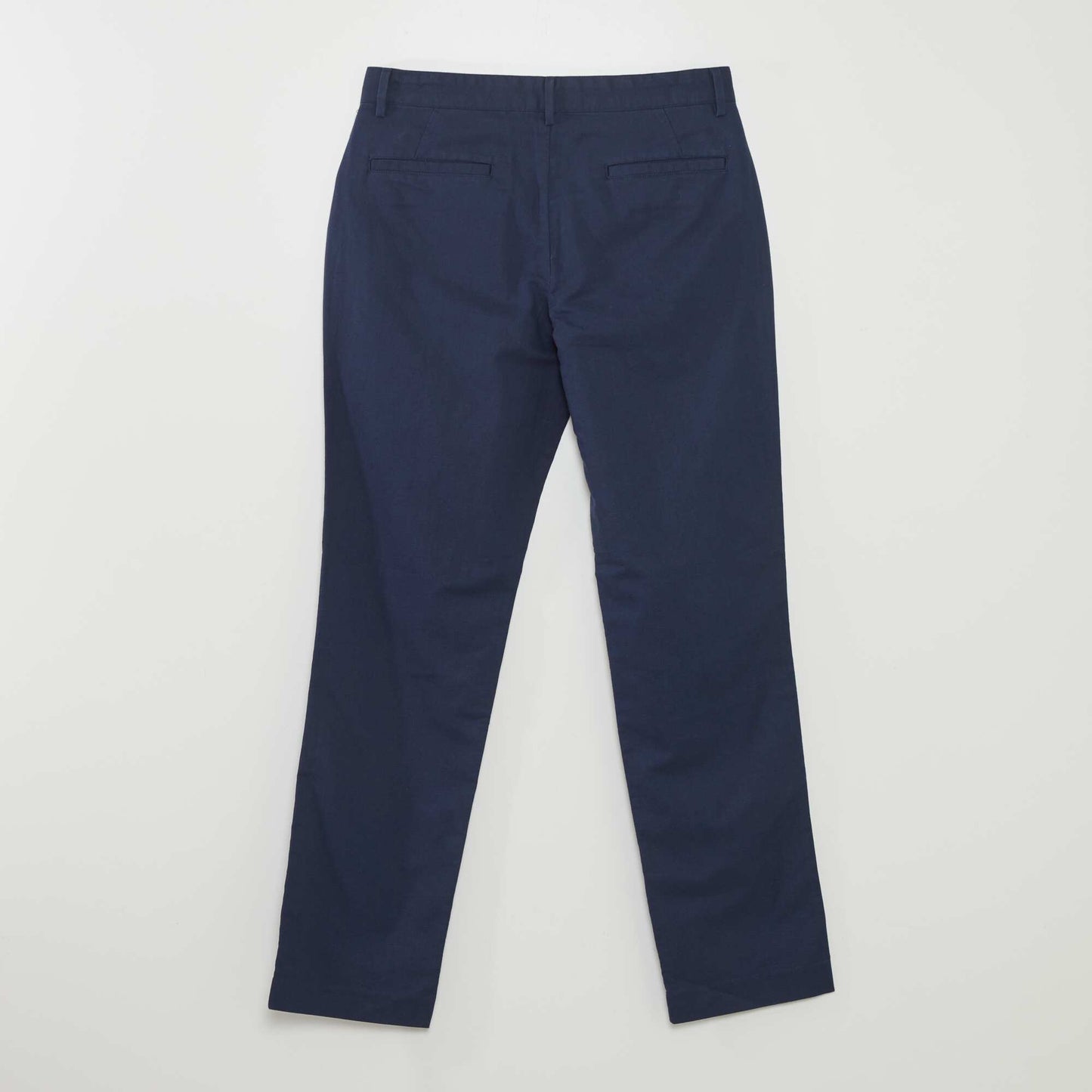 Pantalon chino droit Bleu marine