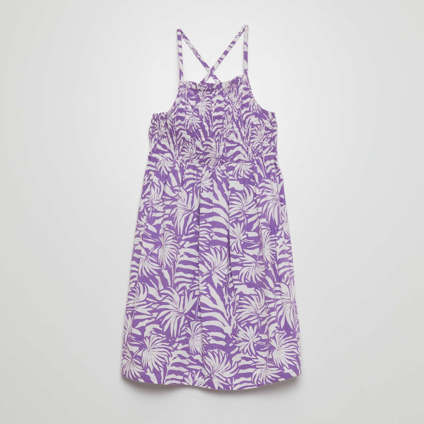 Robe avec fines bretelles Violet