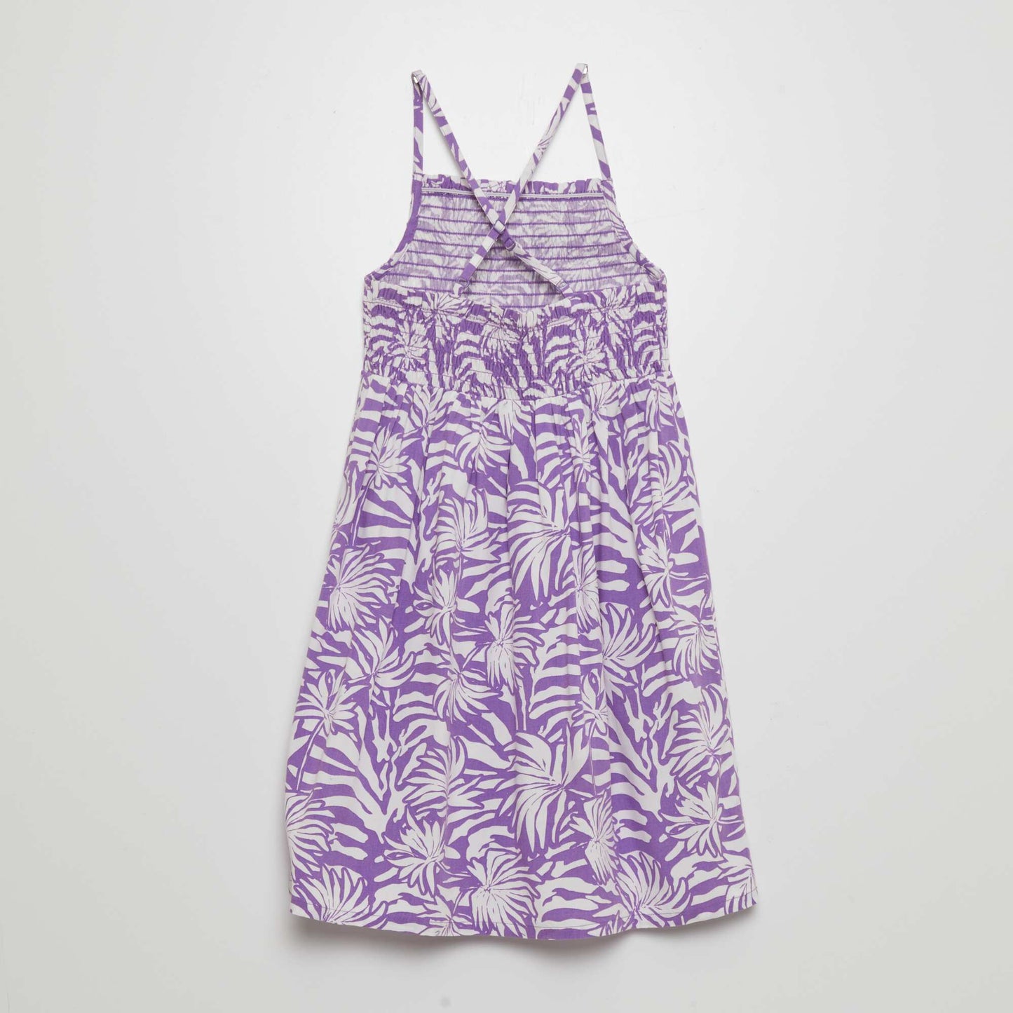 Robe avec fines bretelles Violet