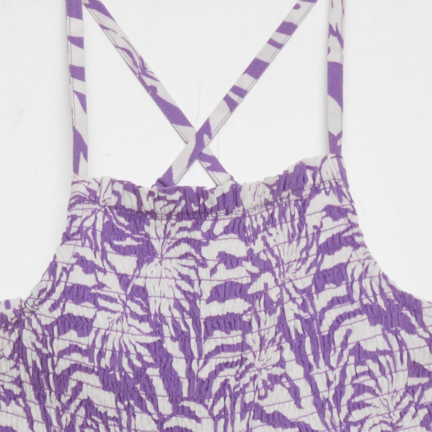 Robe avec fines bretelles Violet