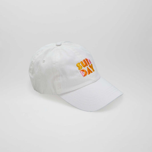 Casquette en toile 'Sunday' Blanc