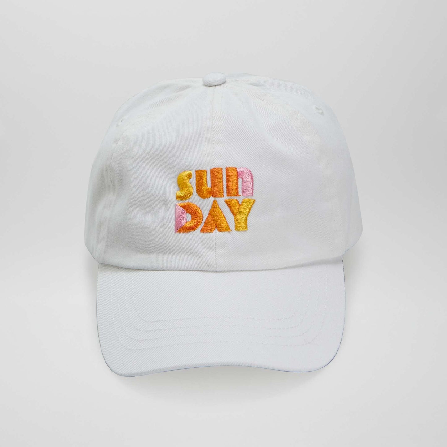 Casquette en toile 'Sunday' Blanc