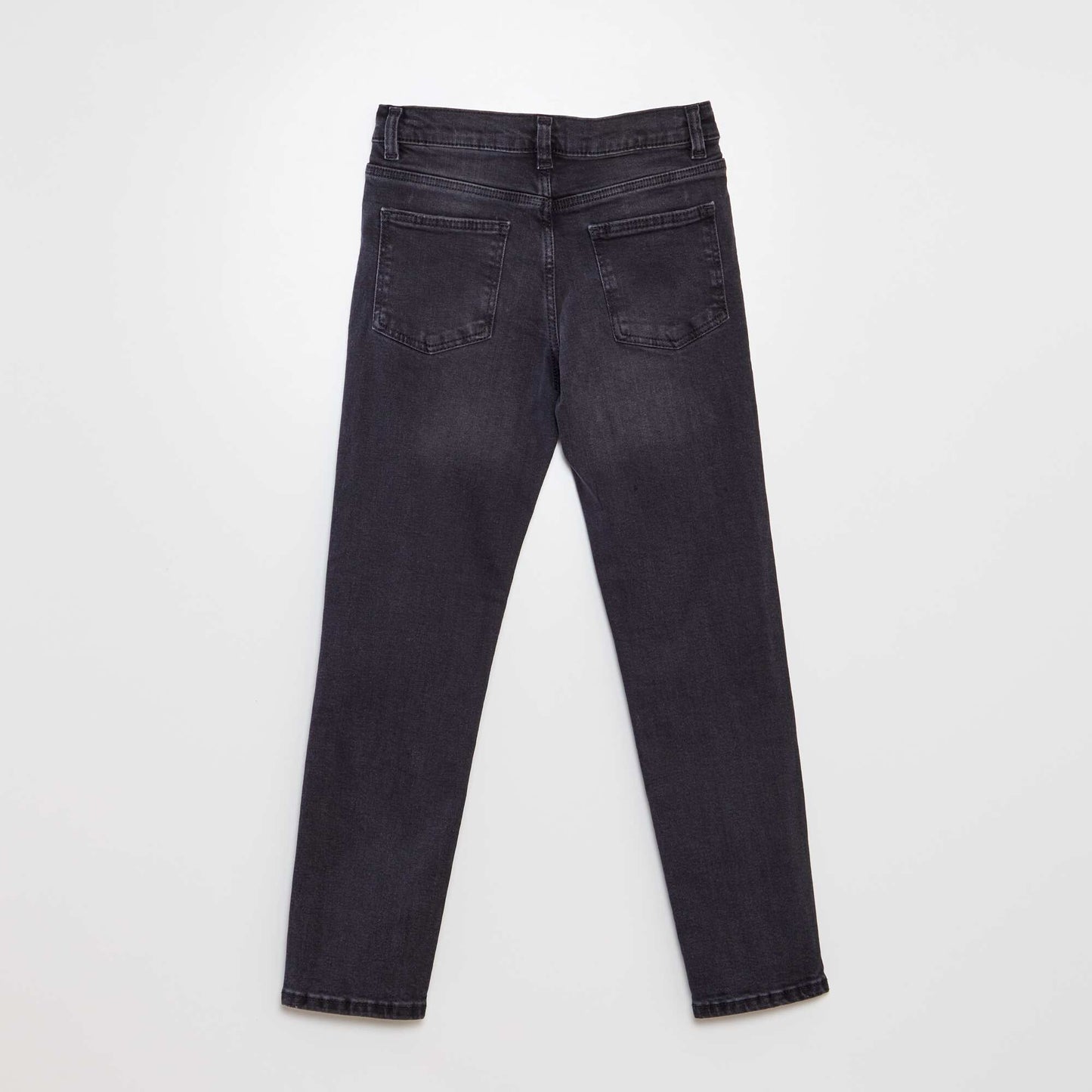 Jean slim taille ajustable Gris foncé