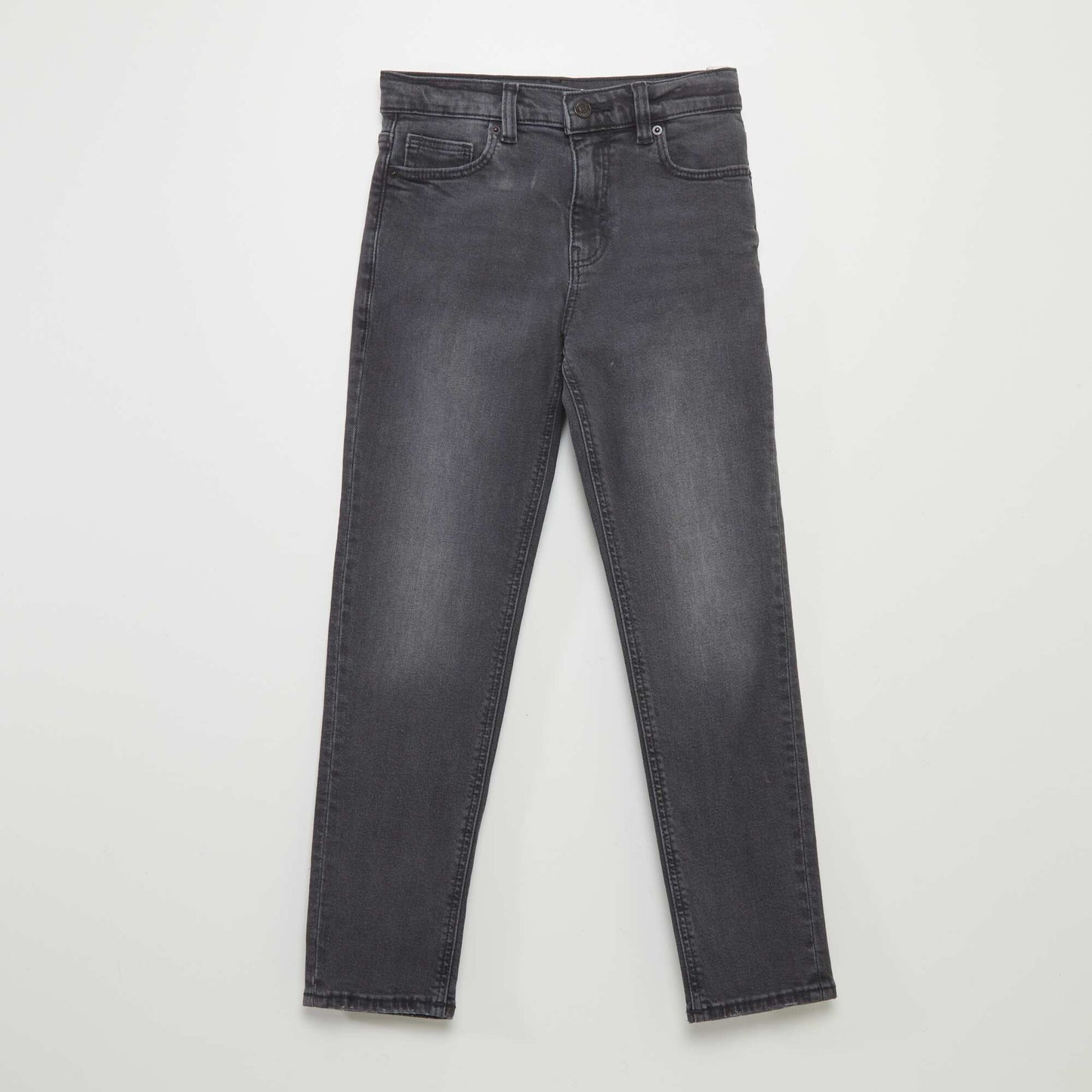 Jean slim taille ajustable Noir