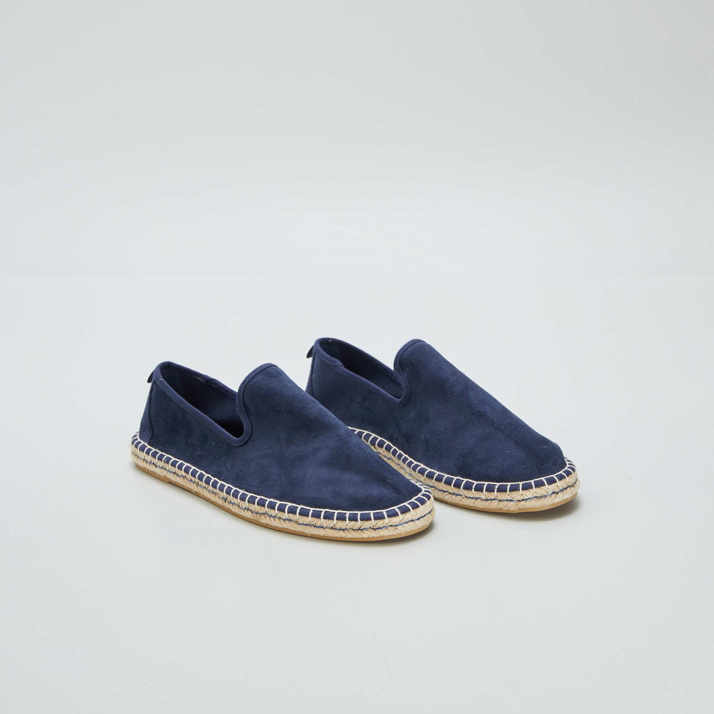 Espadrilles en suédine Bleu