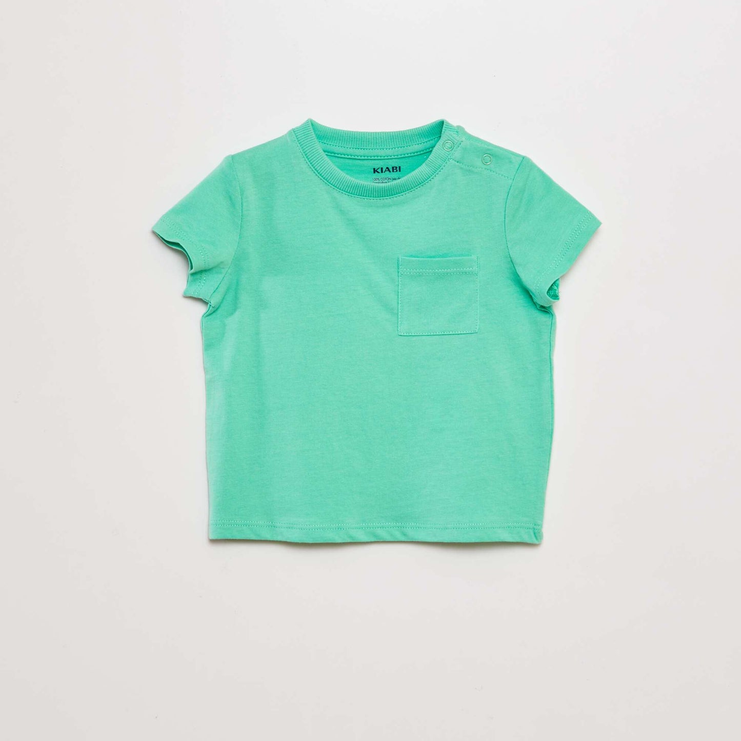 T-shirt à manches courtes avec poches Vert