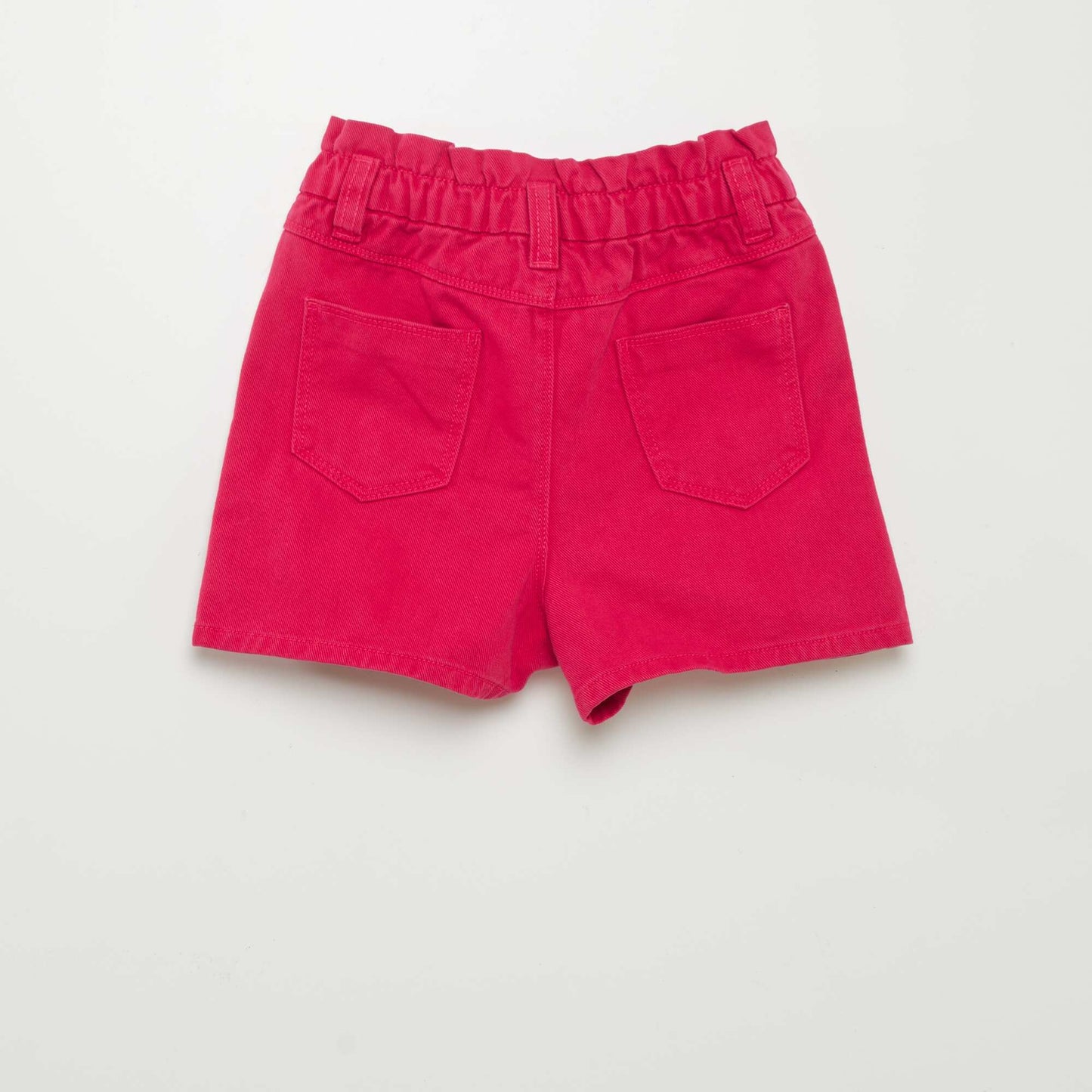 Short en denim coloré Rose