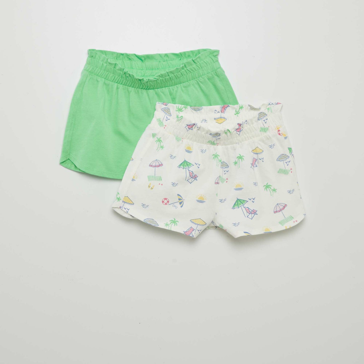 Lot de 2 shorts légers - 2 pièces Jaune