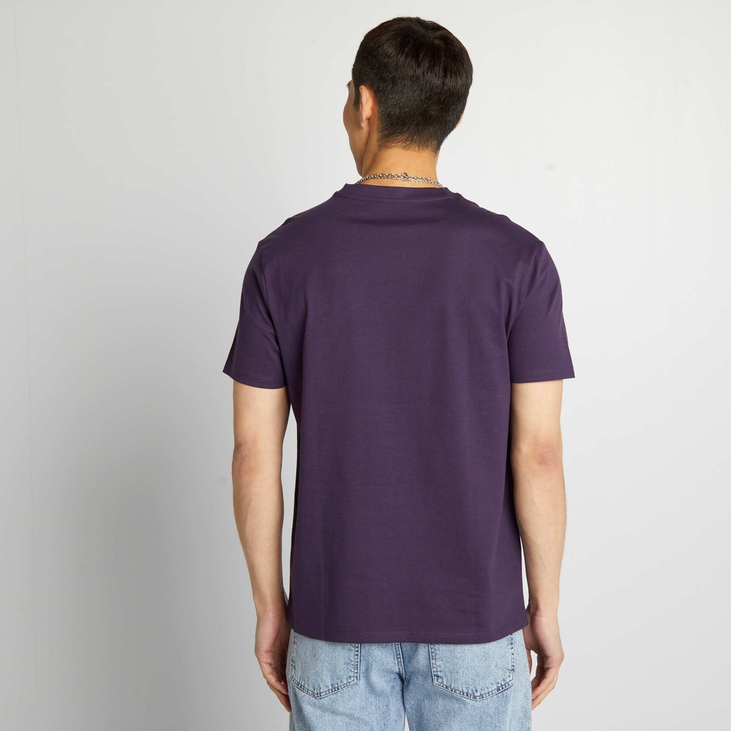 T-shirt à col rond en coton - Tough Cotton™ violet