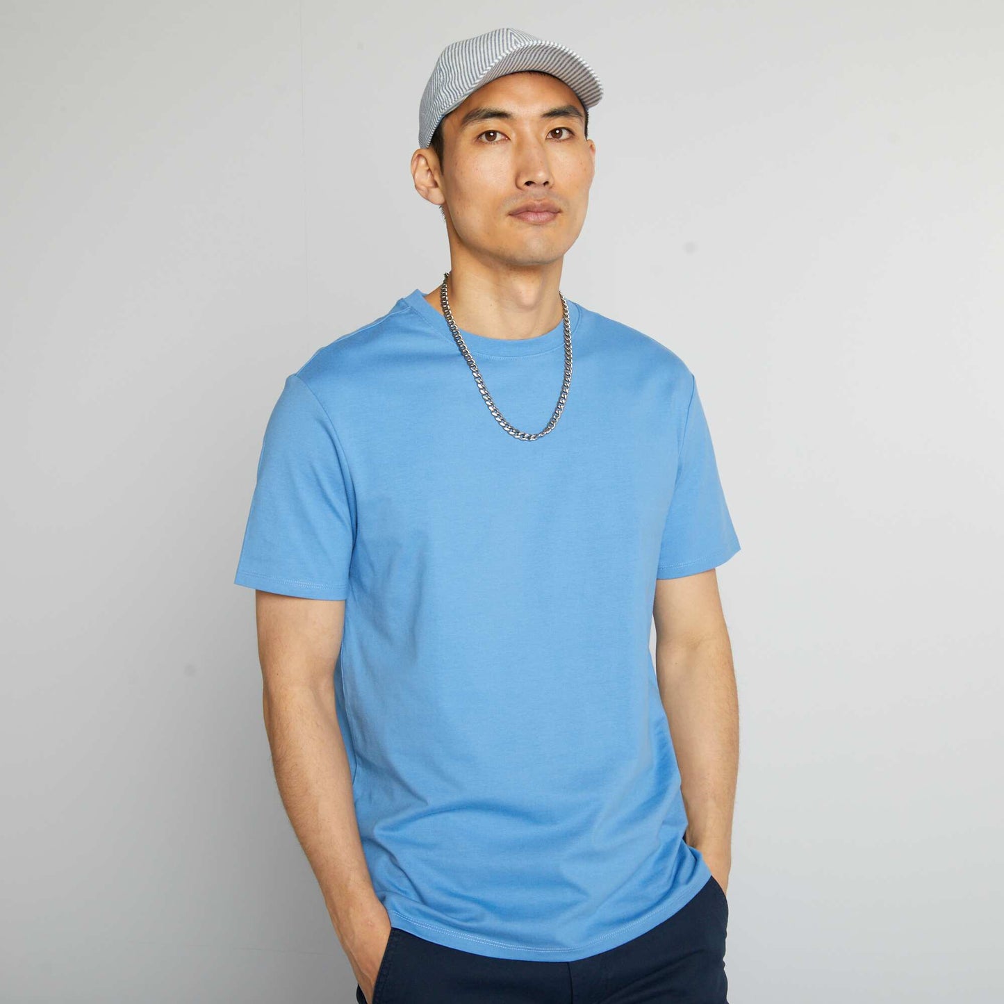 T-shirt à col rond en coton - Tough Cotton™ Bleu