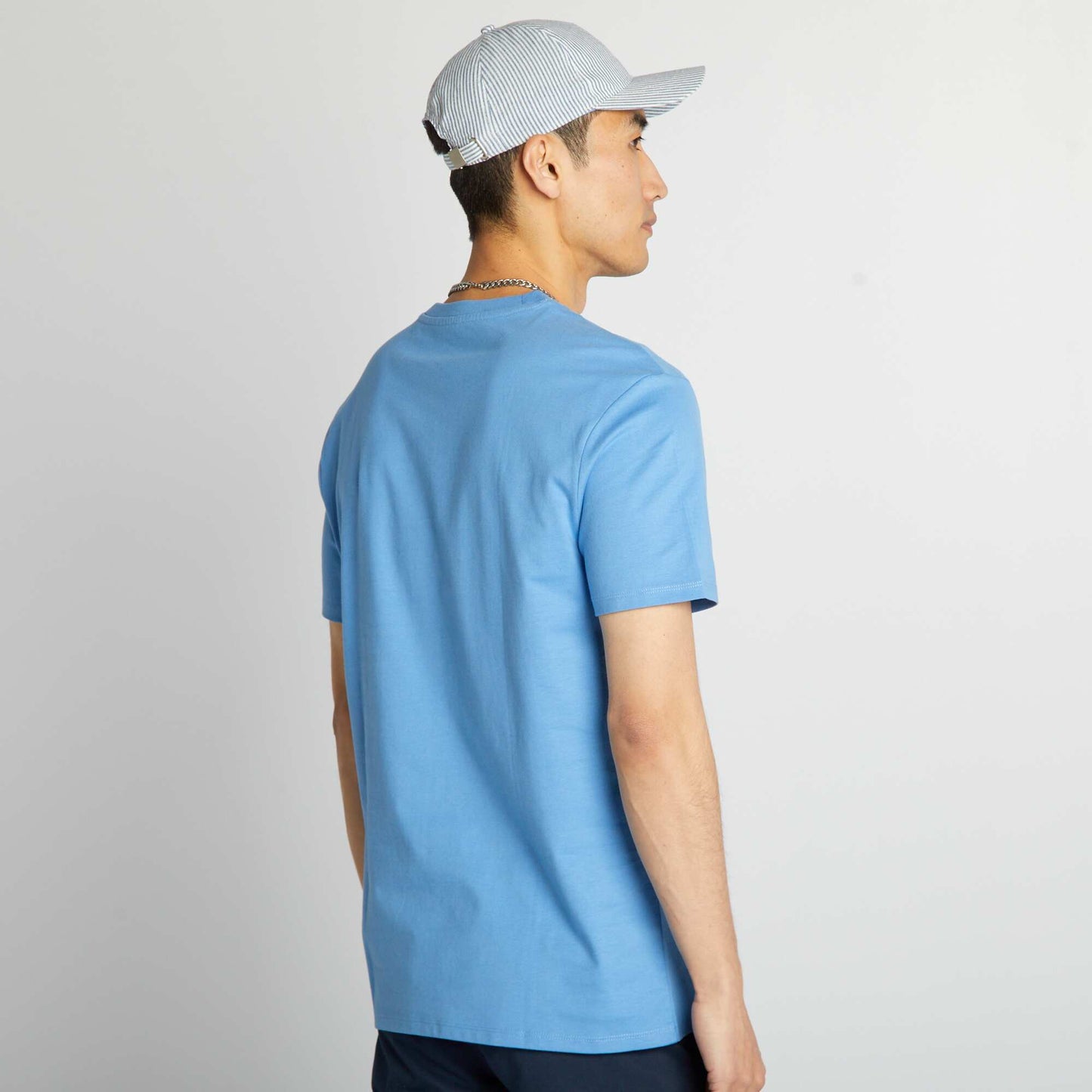 T-shirt à col rond en coton - Tough Cotton™ Bleu