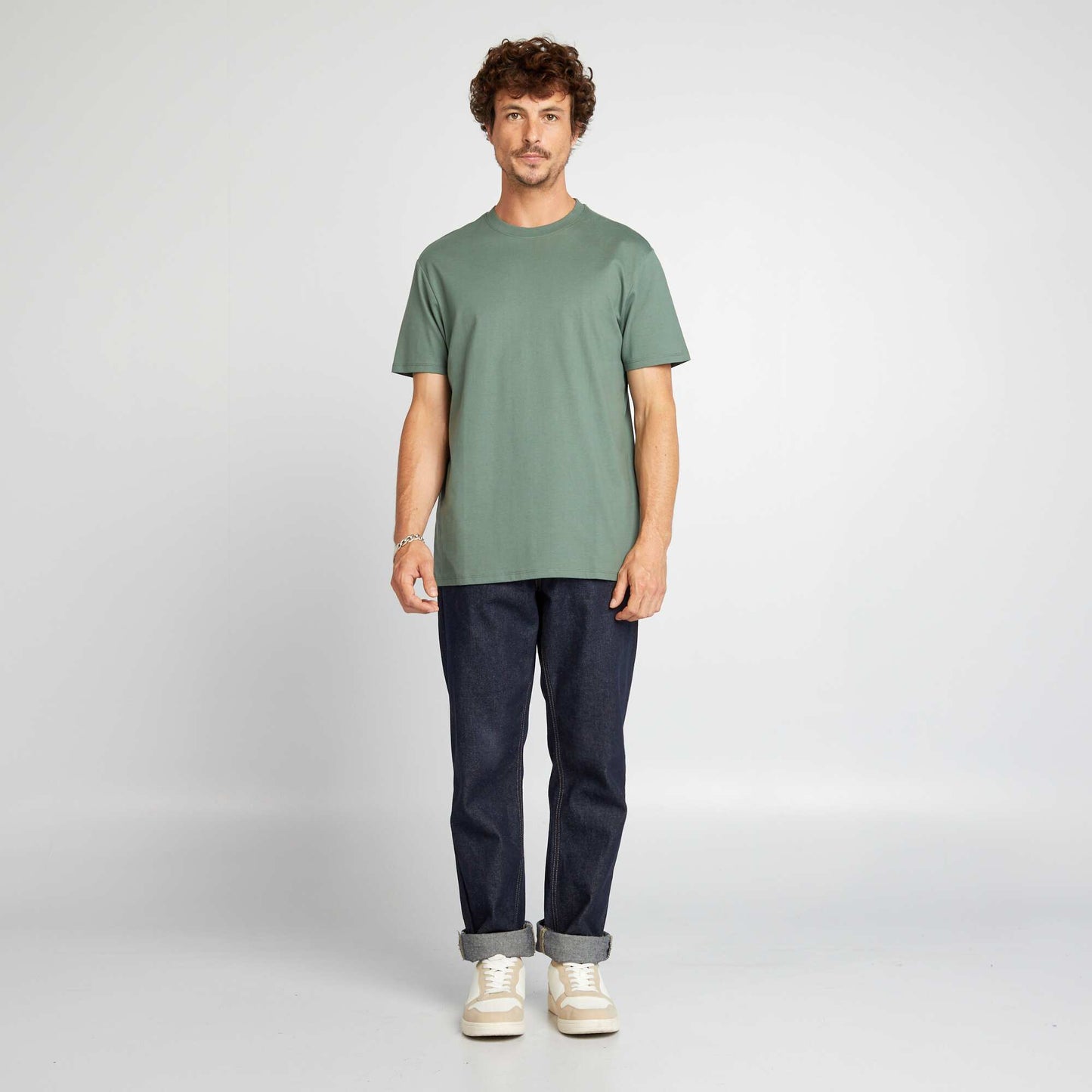 T-shirt à col rond en coton - Tough Cotton™ Vert