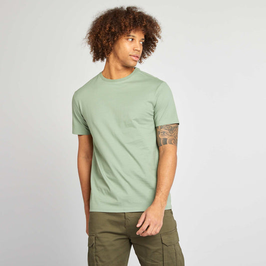T-shirt à col rond en coton - Tough Cotton™ VERT