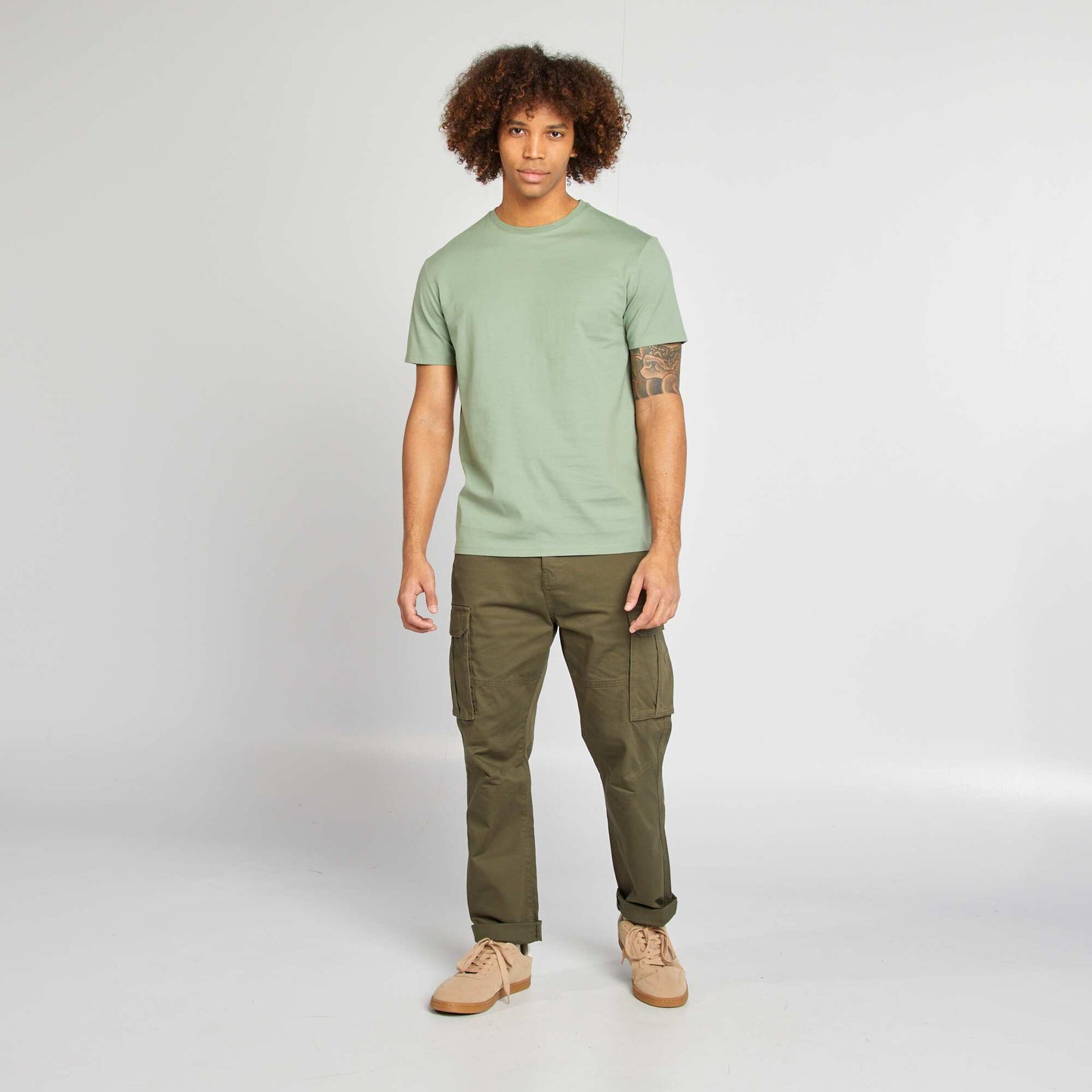 T-shirt à col rond en coton - Tough Cotton™ VERT