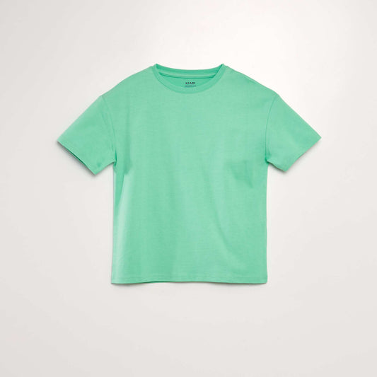 T-shirt uni en maille jersey épaisse - Tough Cotton™ Vert