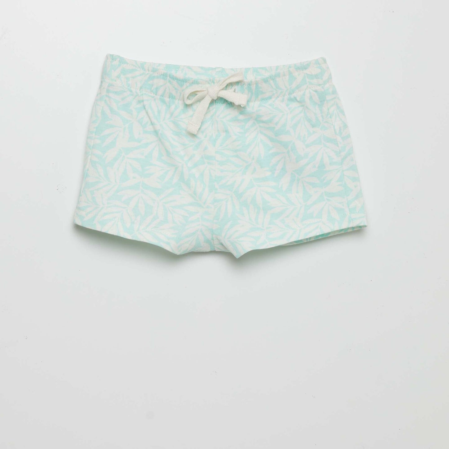 Lot de 2 shorts en jersey Vert d'eau