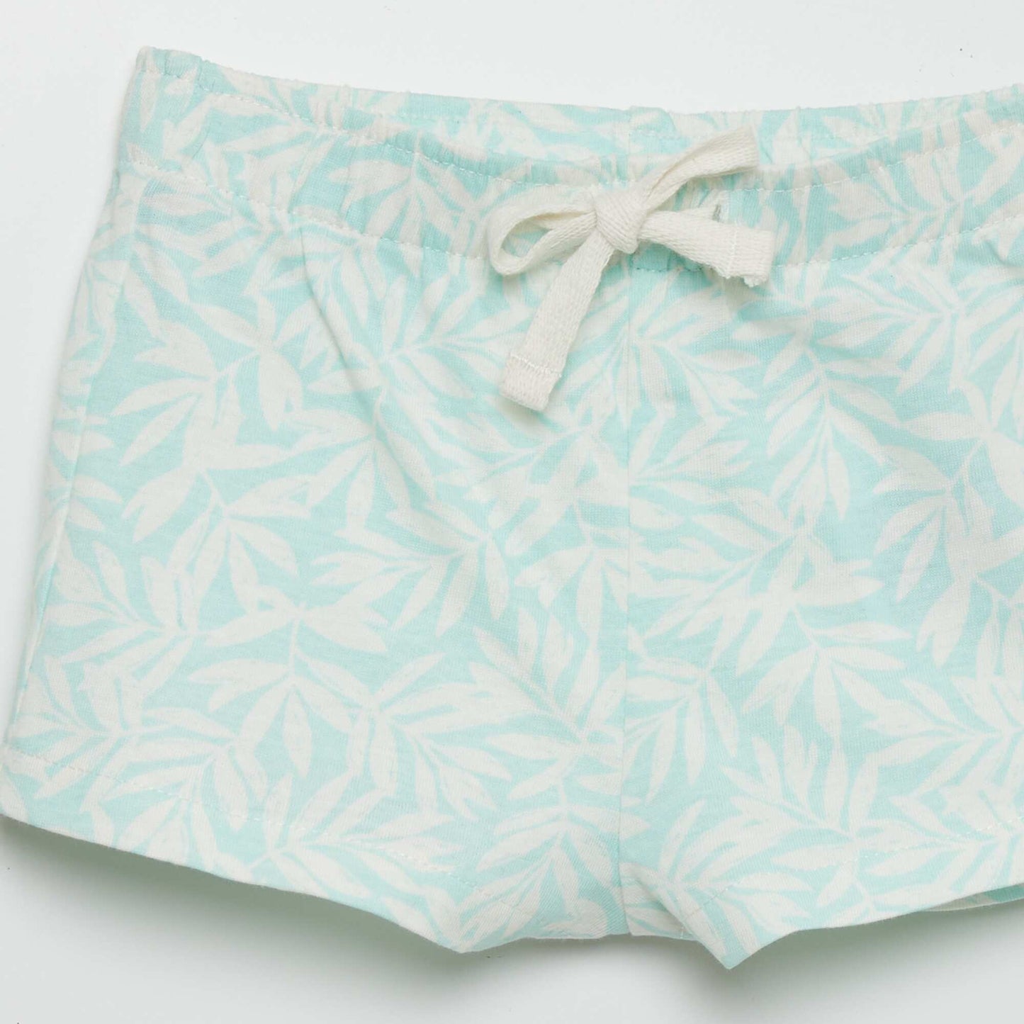 Lot de 2 shorts en jersey Vert d'eau