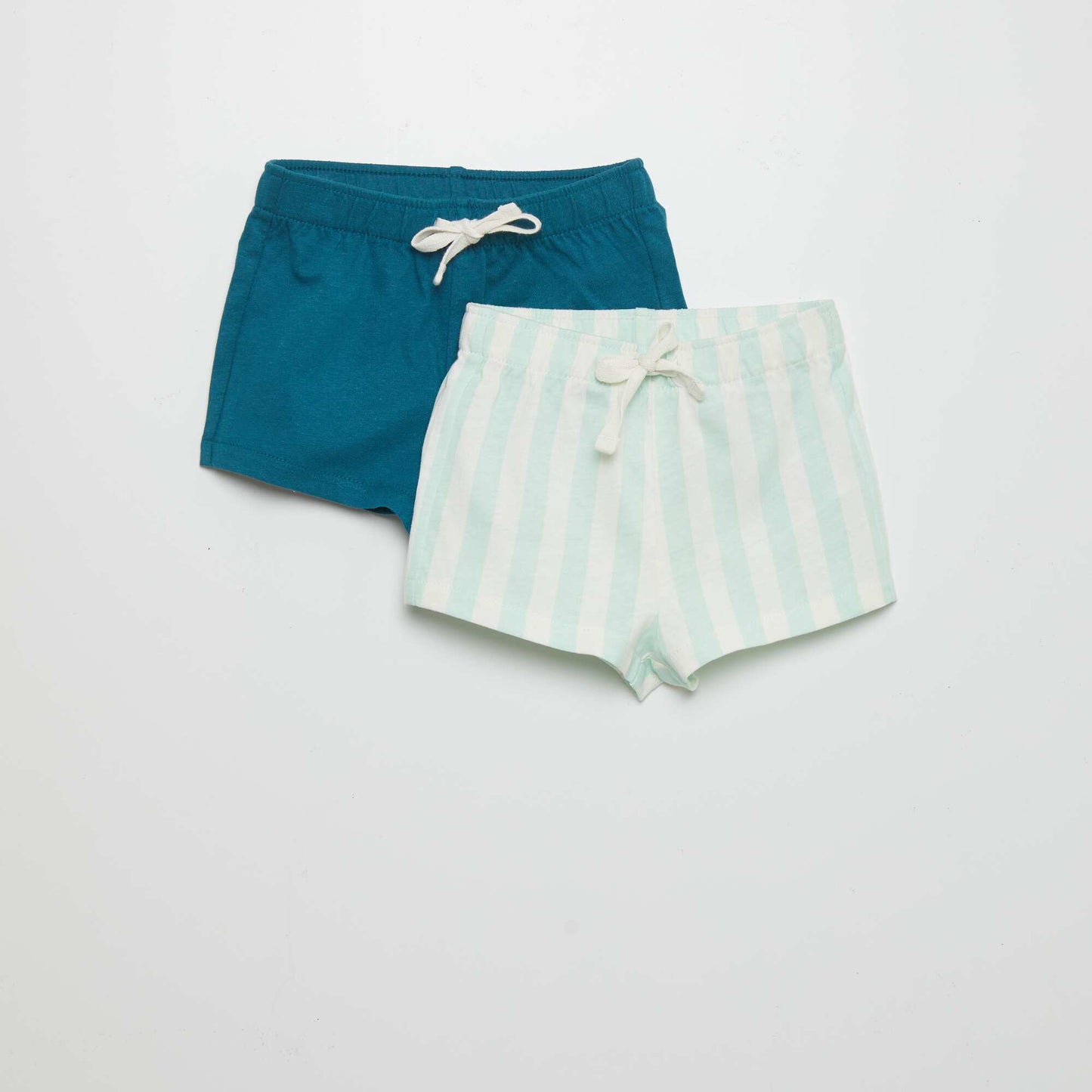 Lot de 2 shorts en jersey Vert