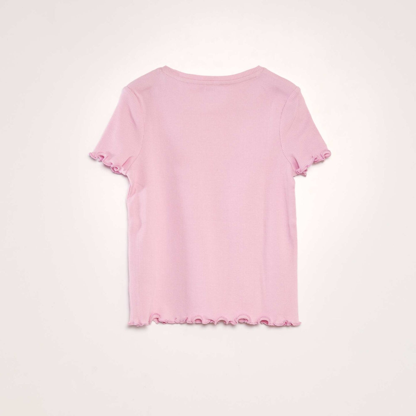 T-shirt côtelé ROSE