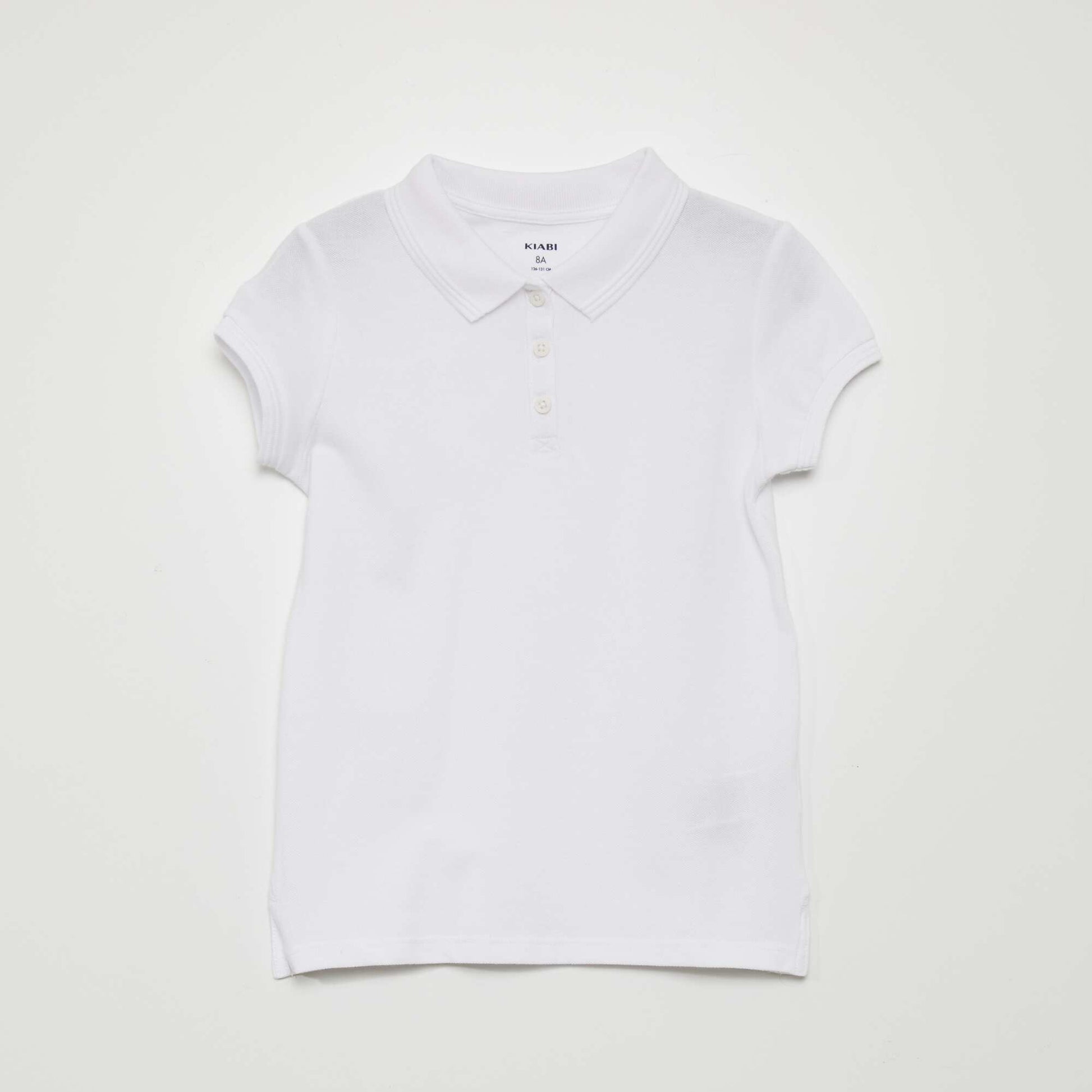 Polo manches courtes BLANC