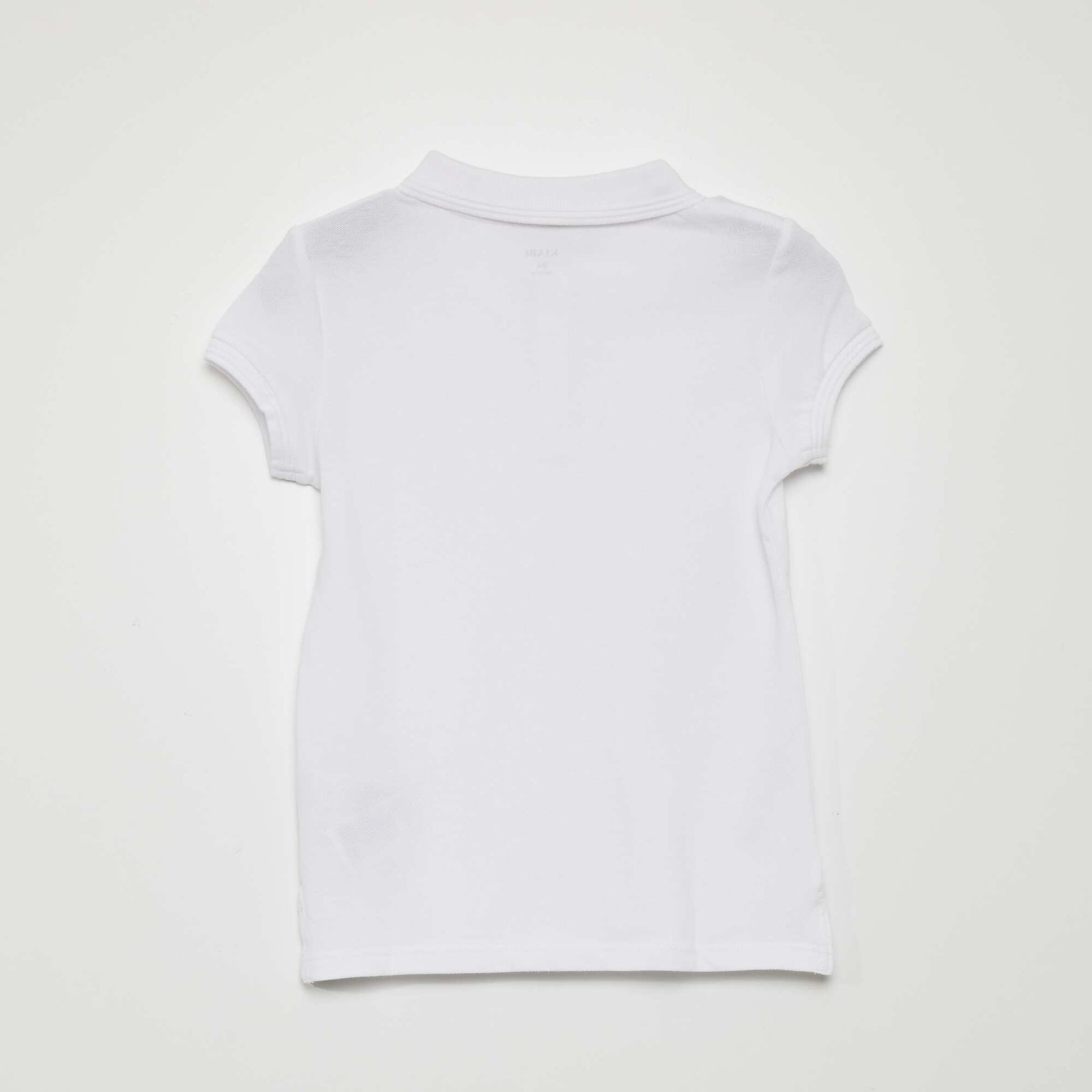Polo manches courtes BLANC