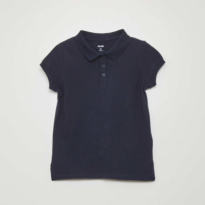 Polo manches courtes Bleu