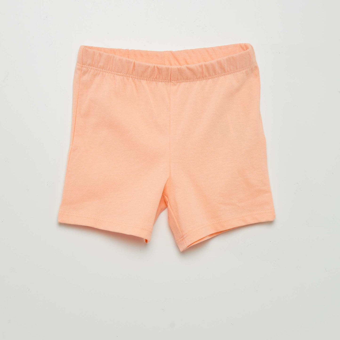 Pyjama short 2 pièces imprimé Orange