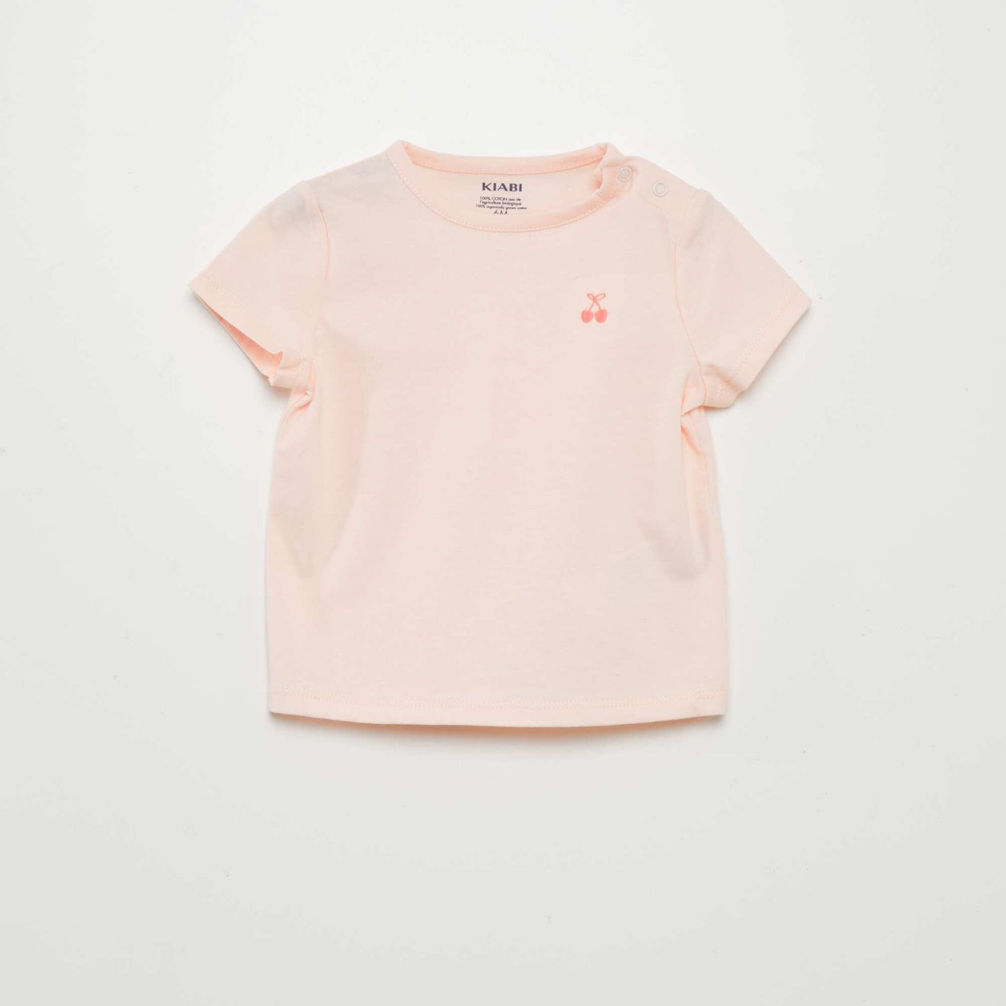 Lot de 2 t-shirts simples Rose