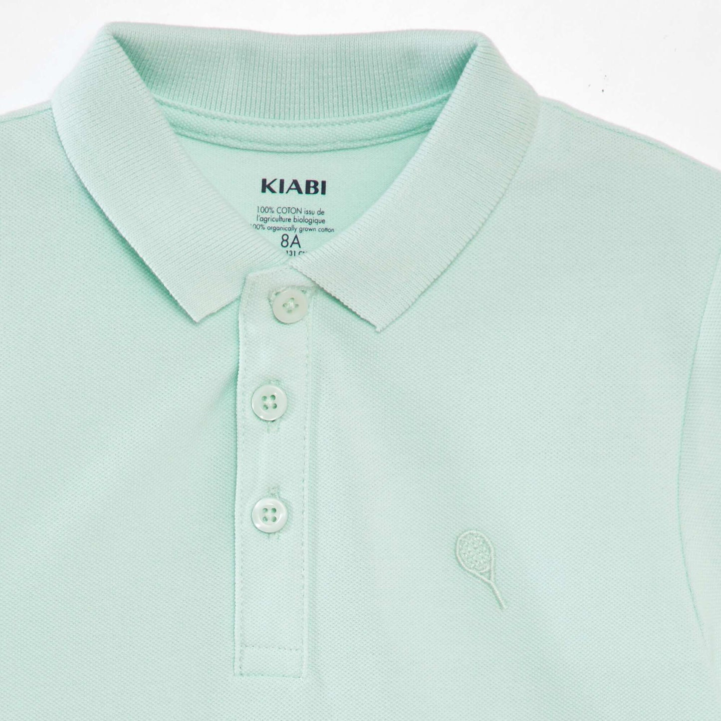 Polo en piqué de coton Vert