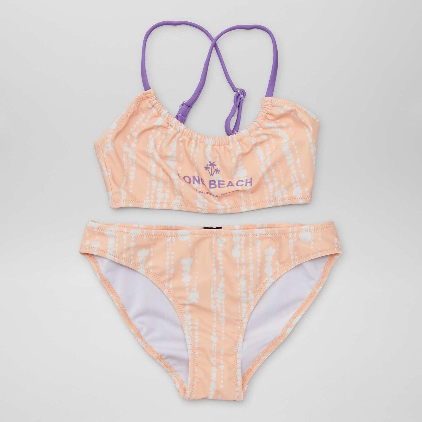 Maillot de bain tie dye - 2 pièces Orange