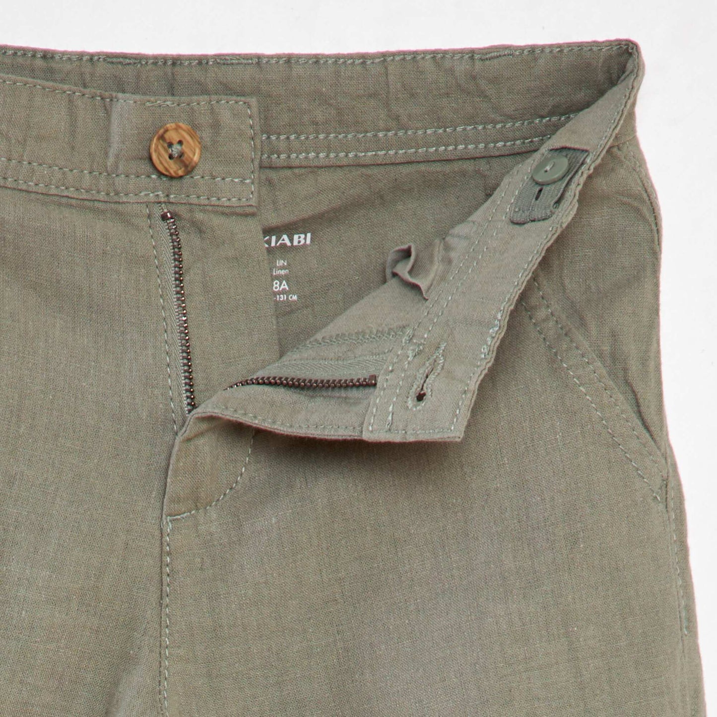 Pantalon chino léger Vert