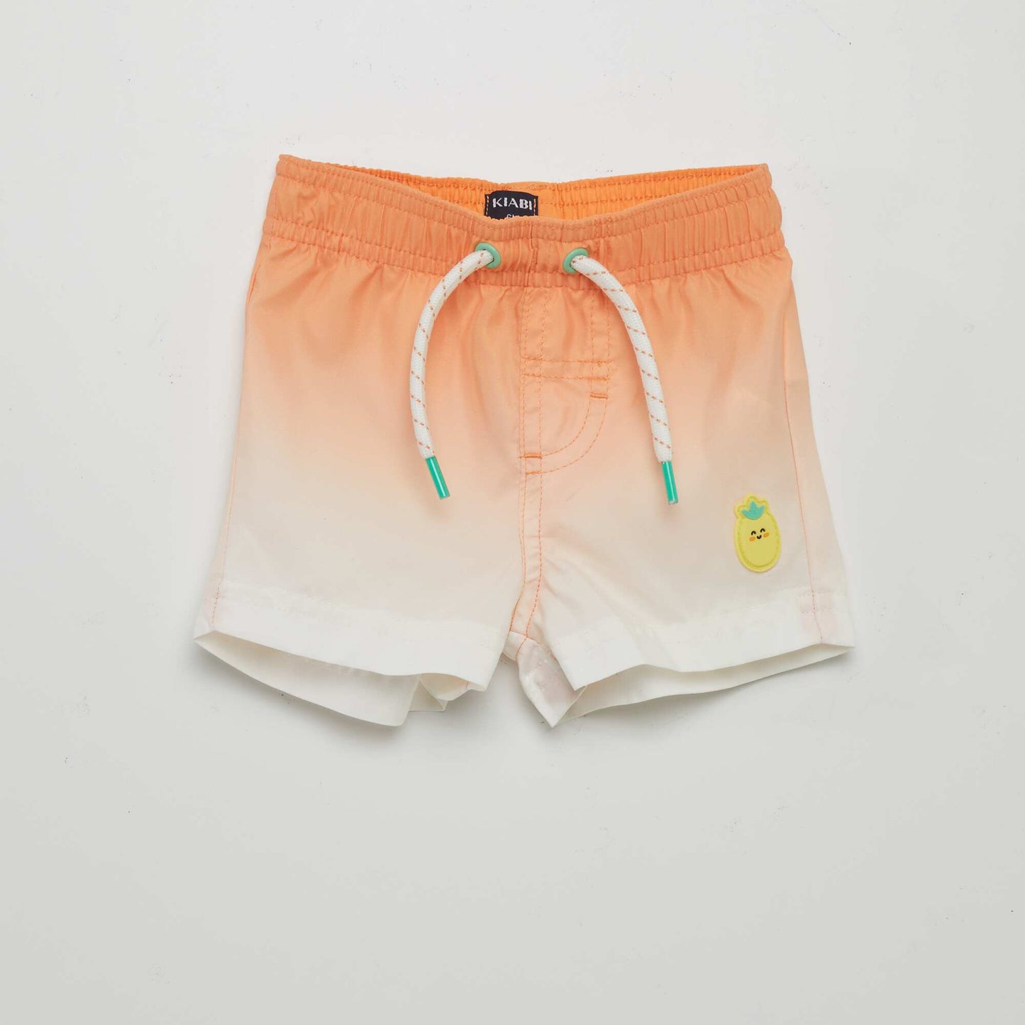 Short de bain fantaisie Orange