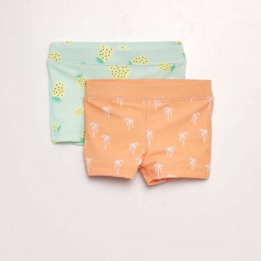 Lot de 2 boxers de bain Orange