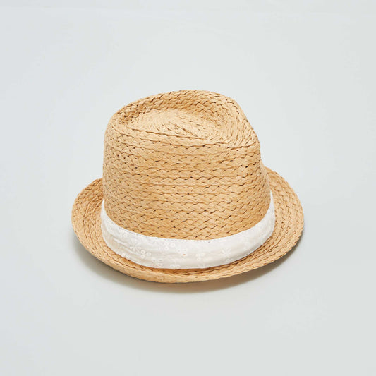 Chapeau de paille Beige