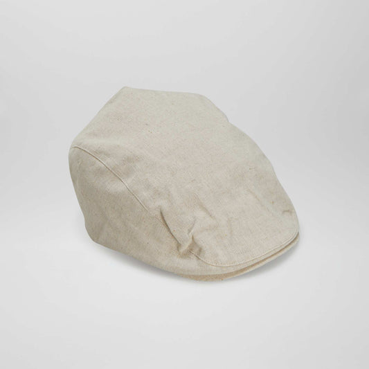 Béret gavroche uni Beige